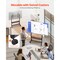 Rolling TV Stand for 55-100" Screens, Height Adjustable, Holds 205 lbs